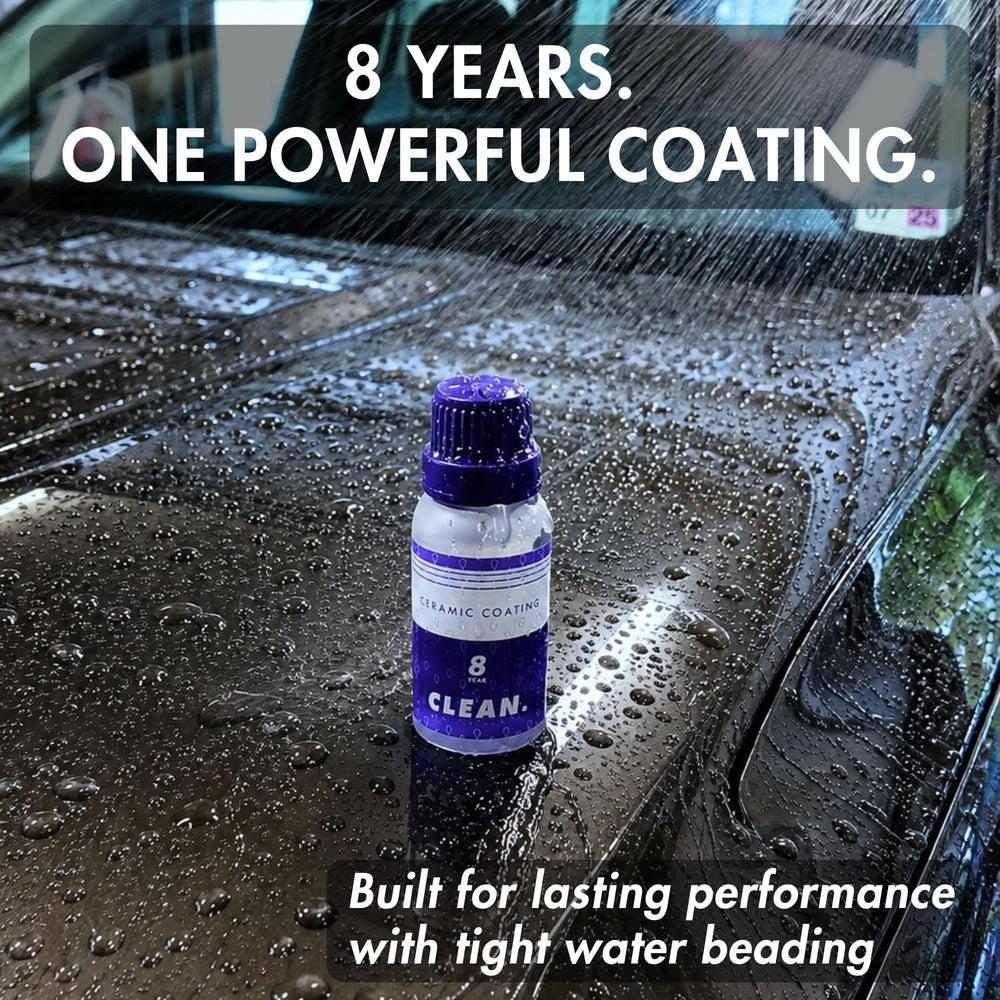 CLEAN. coating texture close-up highlighting dense ceramic barrier benefit