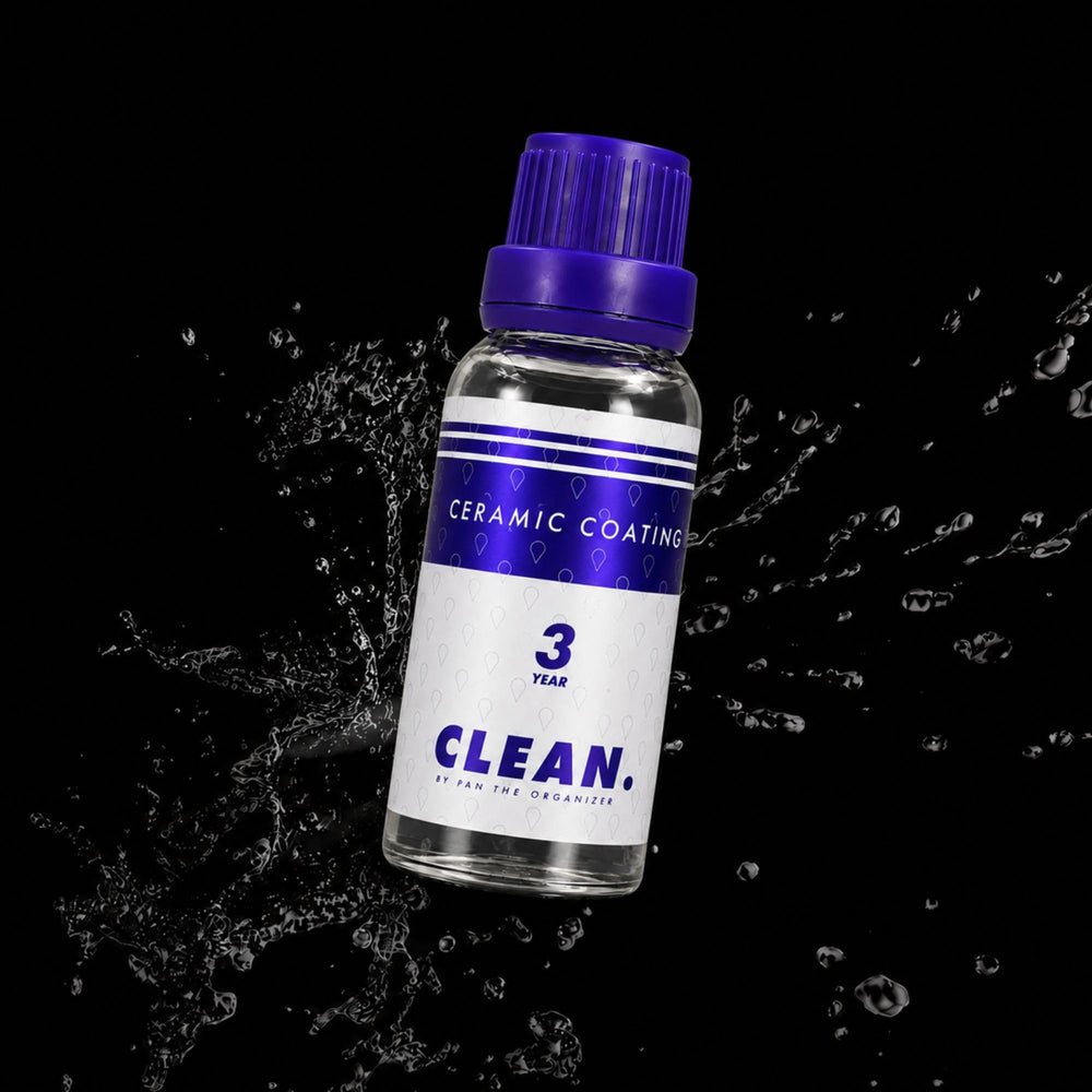 CLEAN. coated car outdoors showing glossy finish and easier maintenance