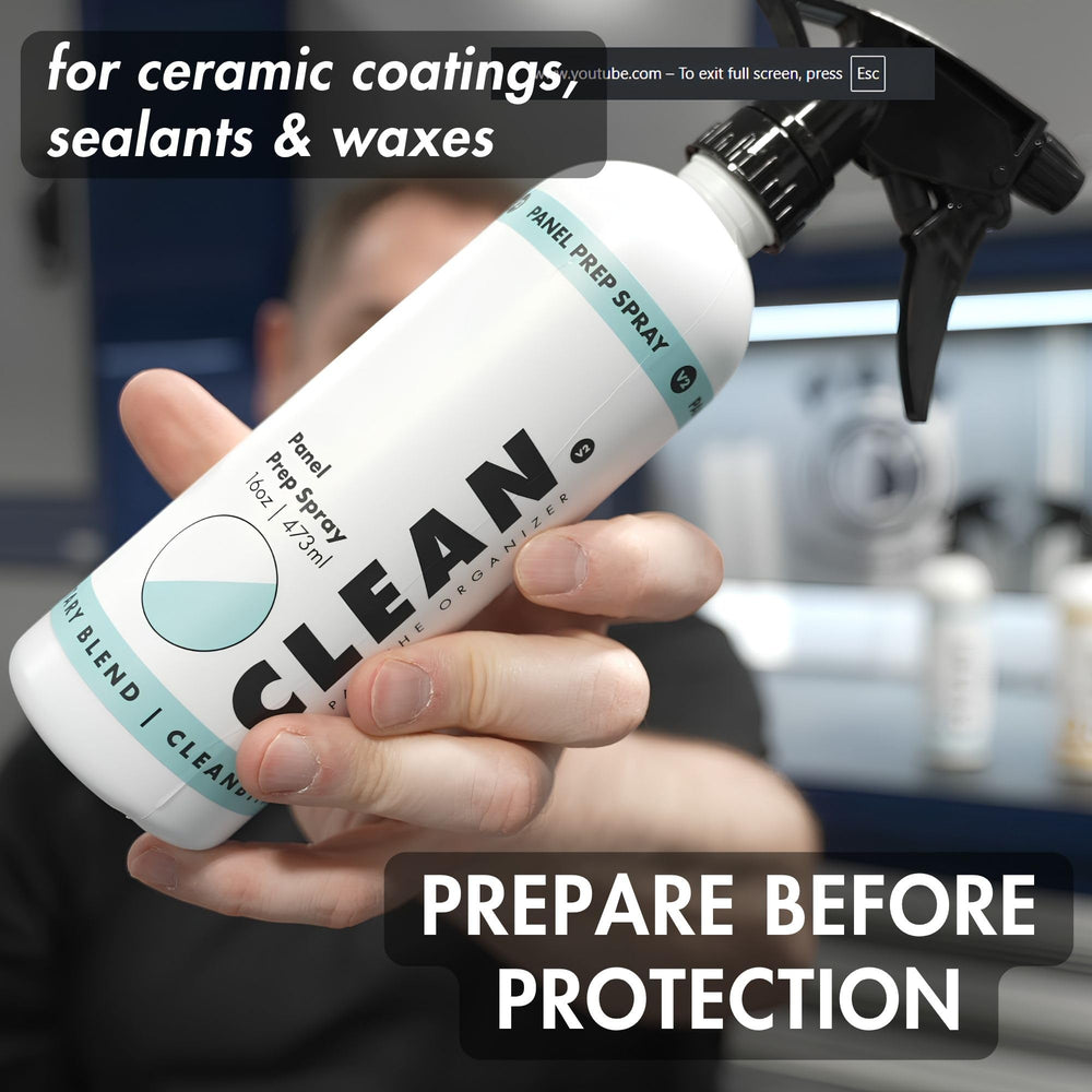 Close-up of CLEAN. liquid texture highlighting fast-evaporating, residue-free formula