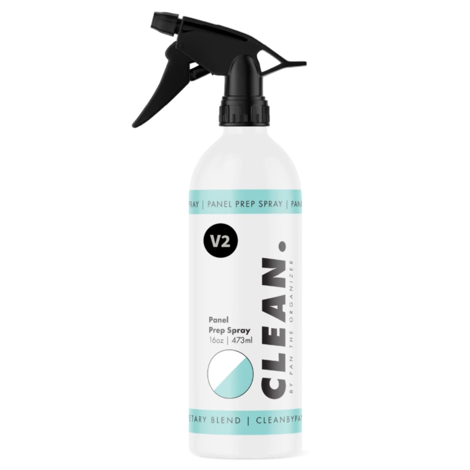 CLEAN. front label on 16oz bottle shows product identity and usage benefits