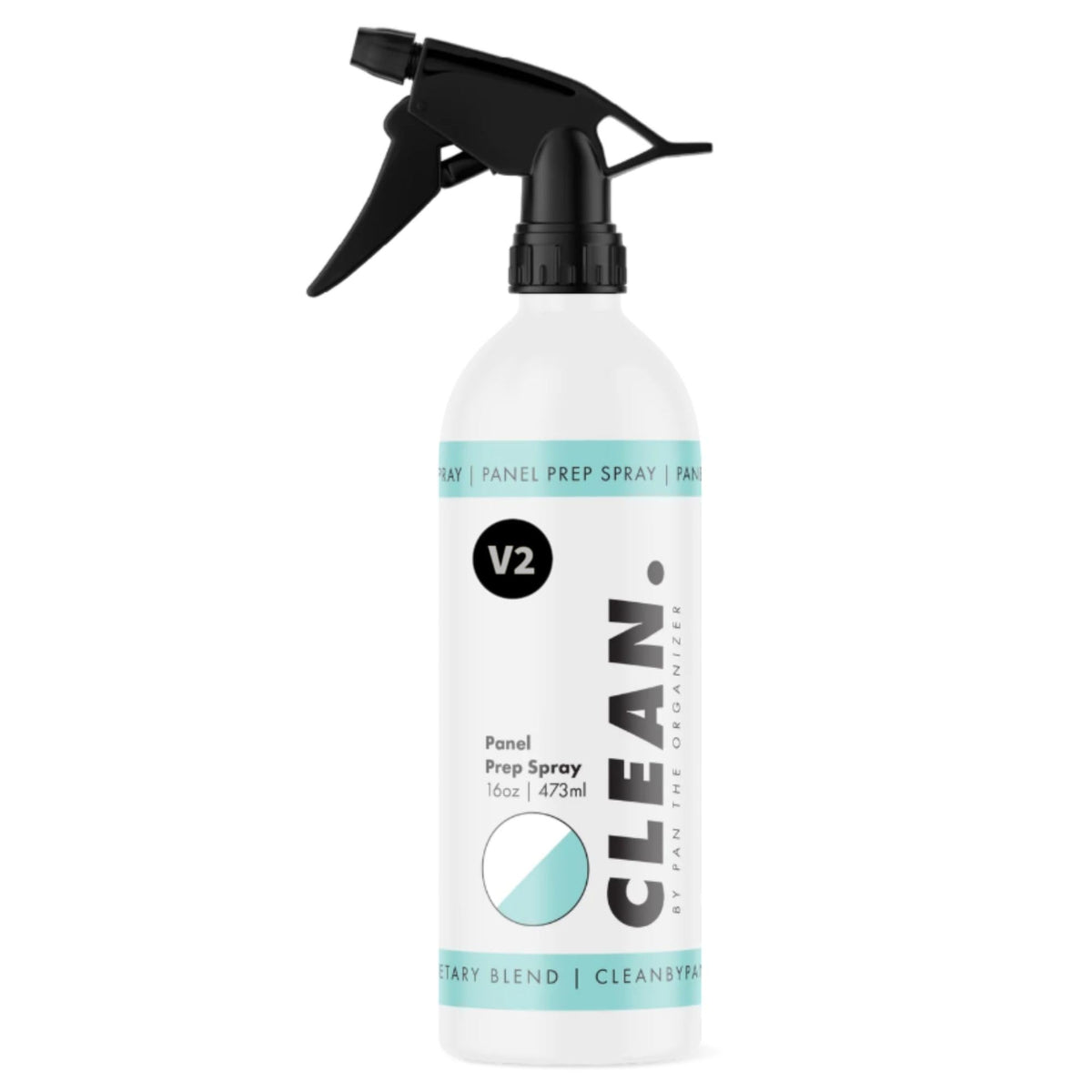 CLEAN. front label on 16oz bottle shows product identity and usage benefits