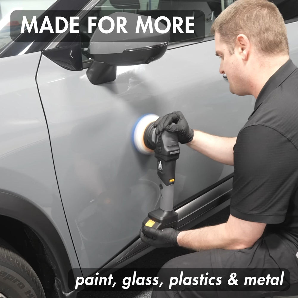 CLEAN. product used with cutting and polishing pads to control aggressiveness