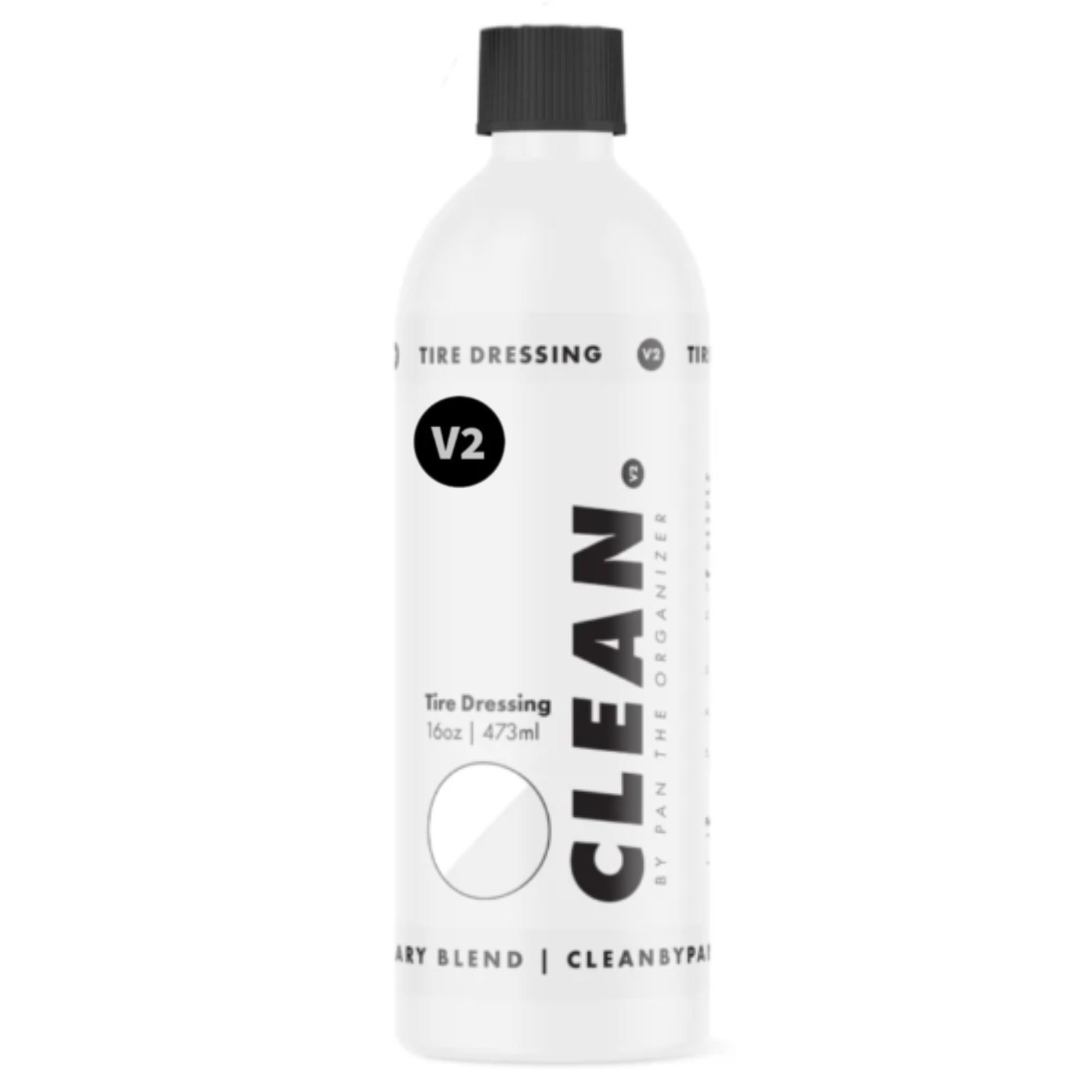 CLEAN. BY PAN THE ORGANIZER front label showing product benefits and size