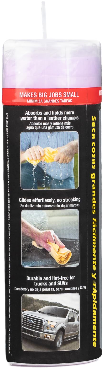 CleanTools storage tube with chamois for neat transport and protection benefit
