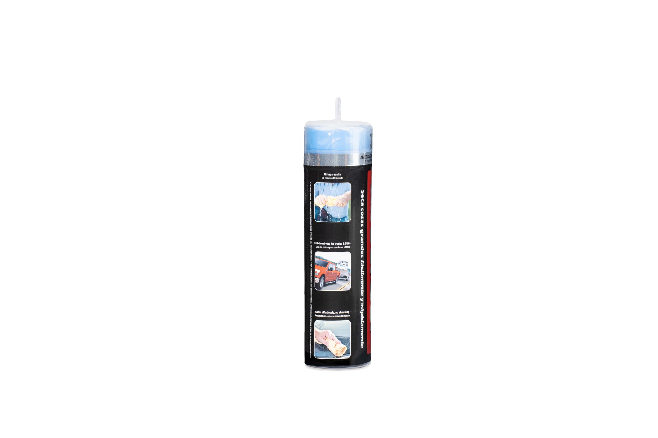 CleanTools Absorber® XXL drying a SUV roof, demonstrating quick water removal and coverage