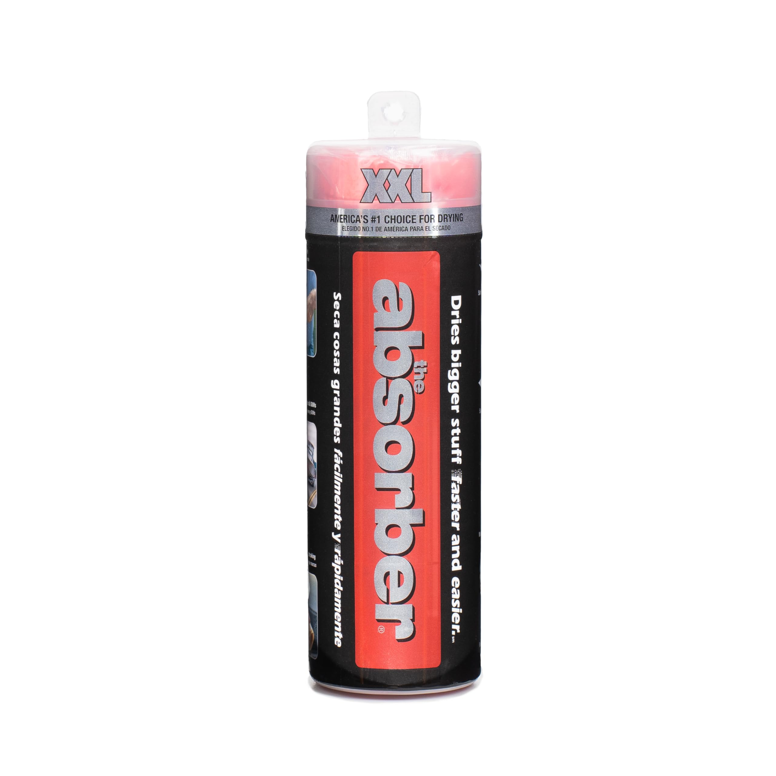 CleanTools Absorber XXL folded and stored in included tube for organized transport