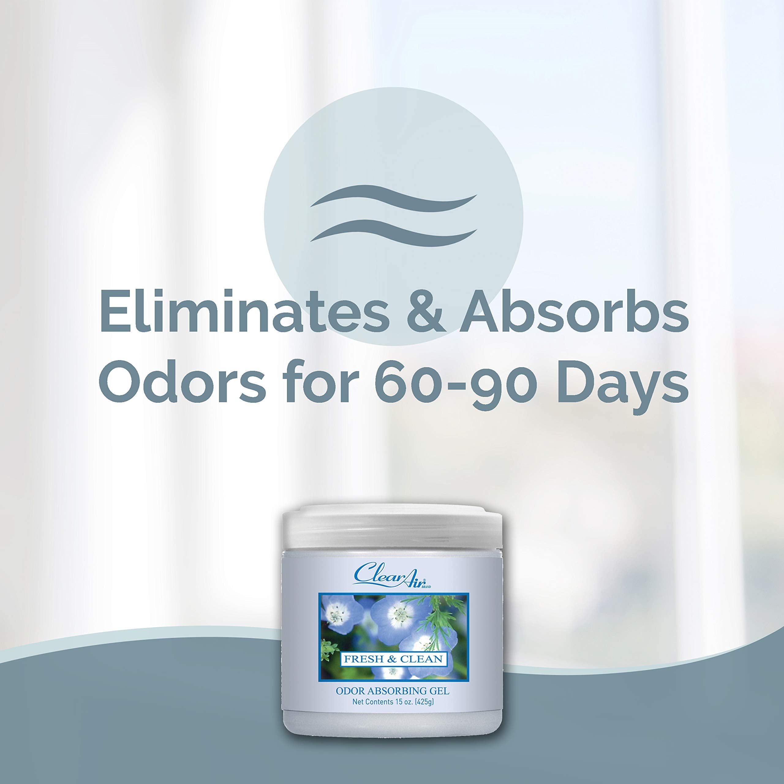 Clear Air gel texture close-up highlighting natural ingredients and absorption