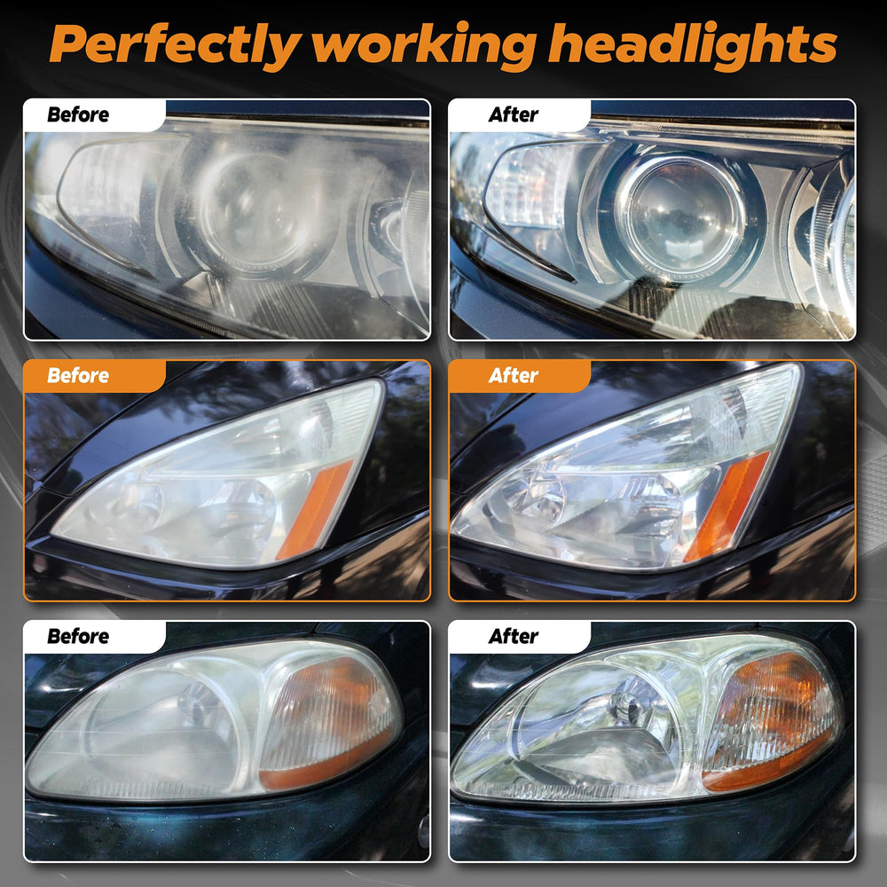 Clear Lights Tech headlight reflection after restoration enhancing clarity