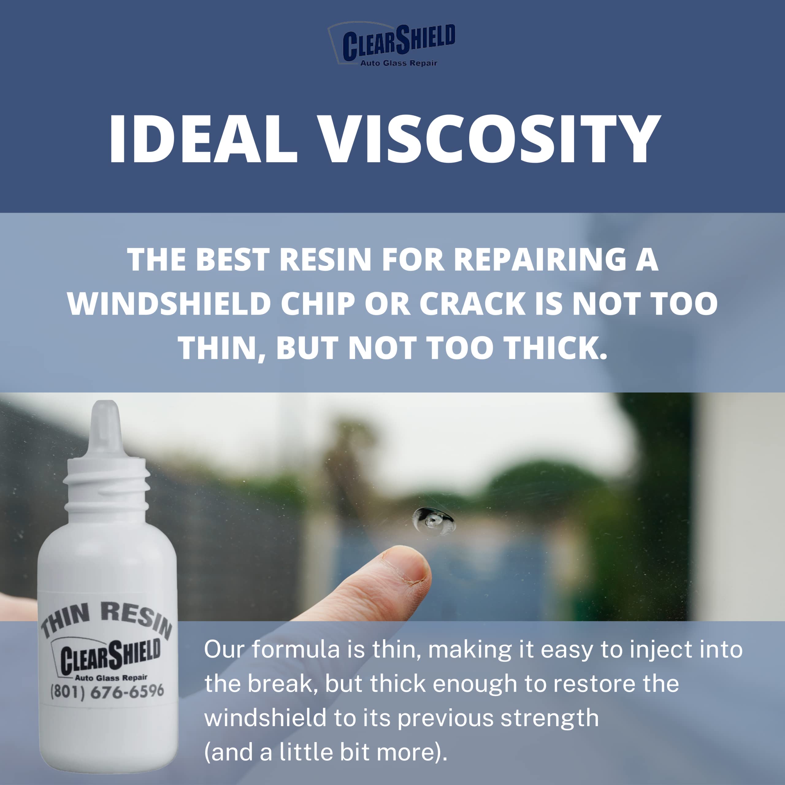 Clearshield 30ml bottle next to a ruler showing compact size and value