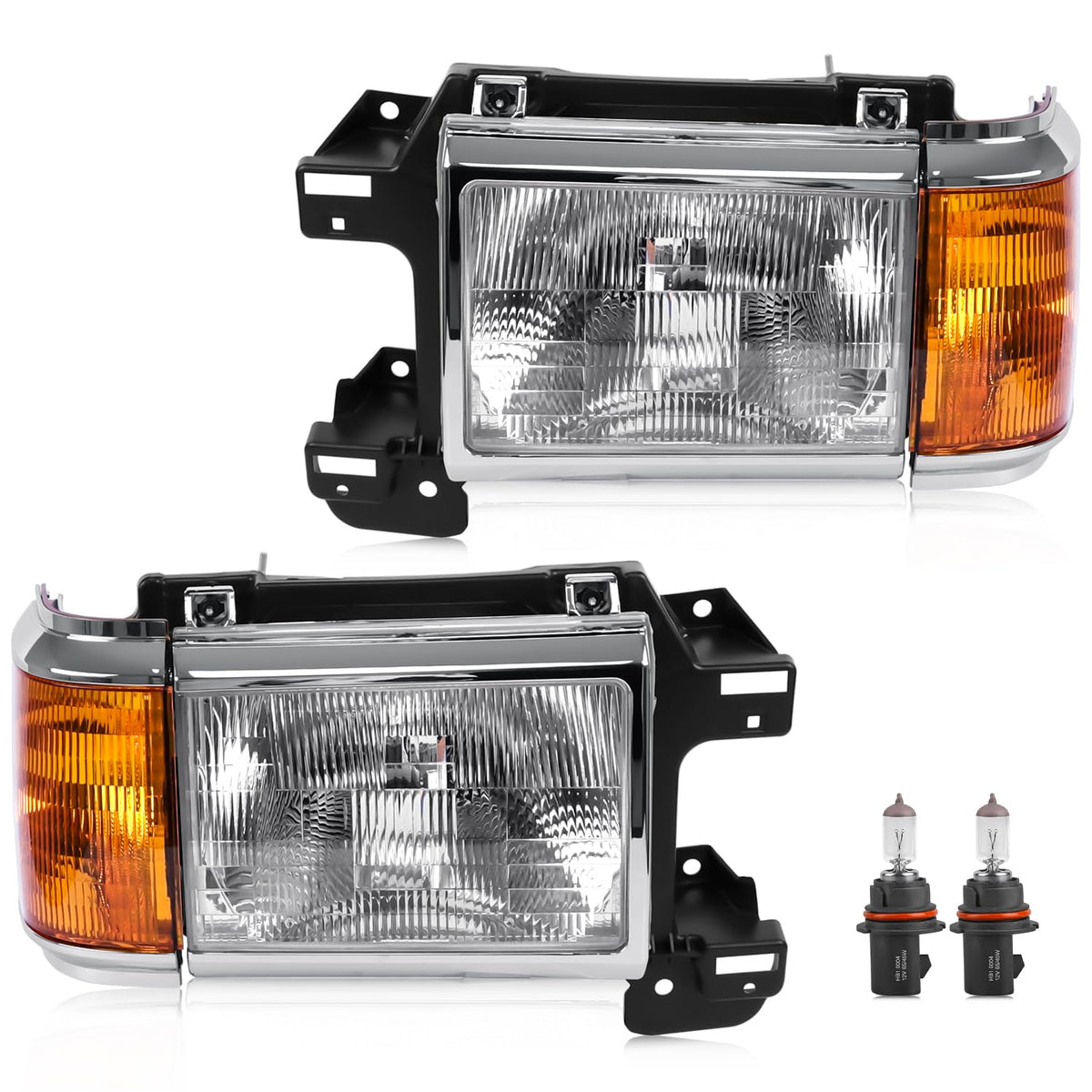 CLERYYE front assembly pair showing complete replacement and improved visibility