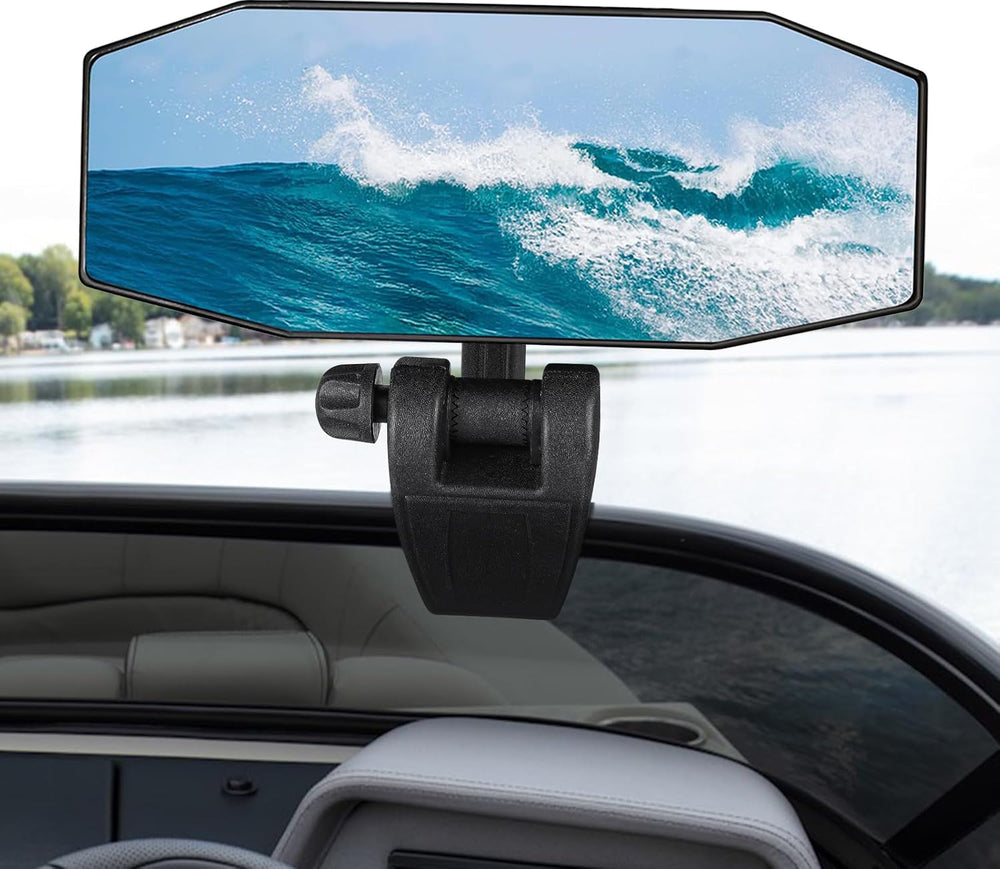 CLLOMAGY front view mirror showing wide reflective surface for safer rear visibility