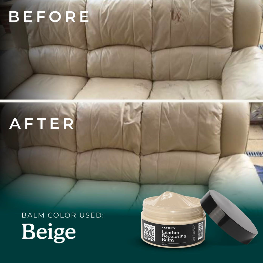 Clydes Leather Company treated car seat showing repaired fade and durability