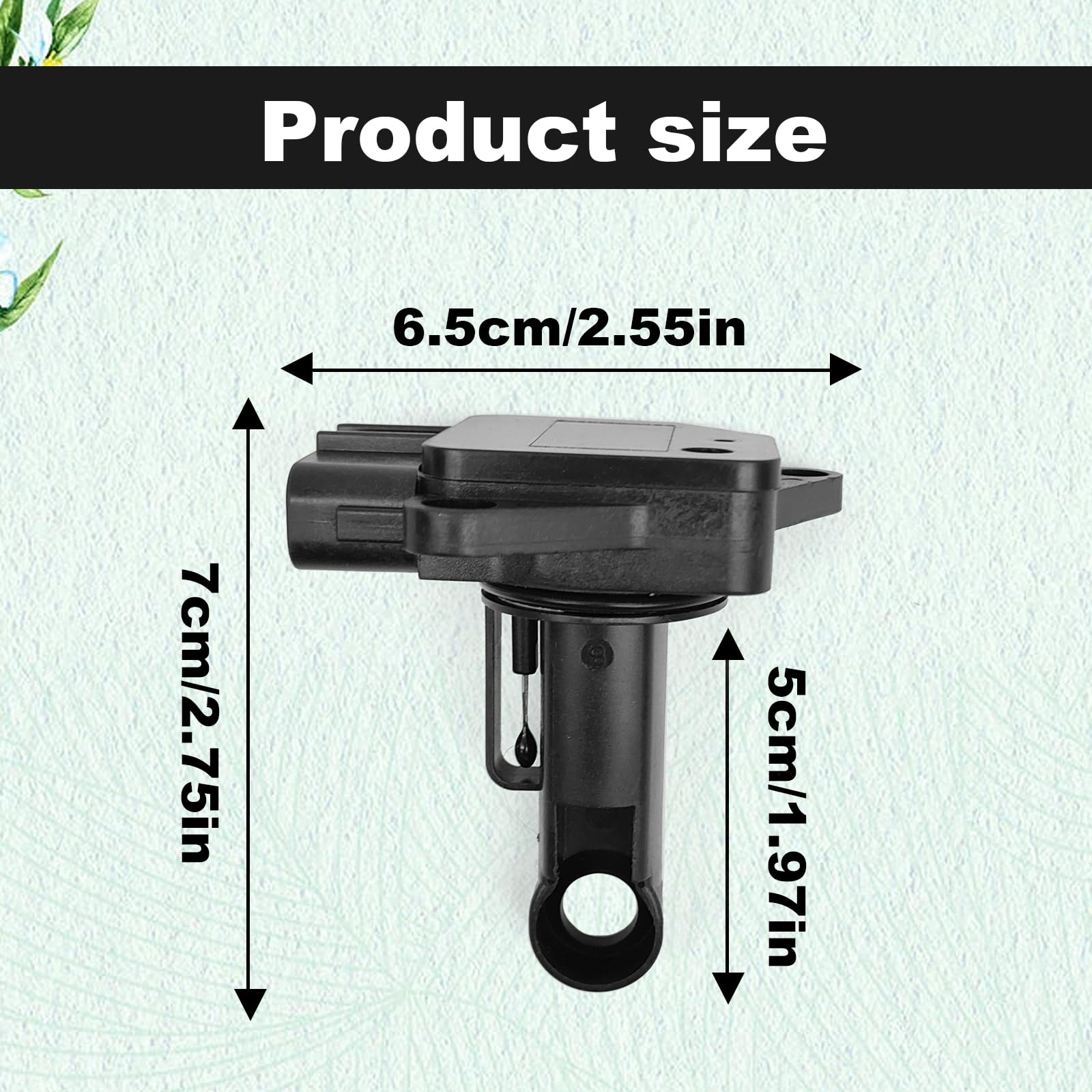CmeRto packaged MAF sensor with contents highlighting ready-to-install condition