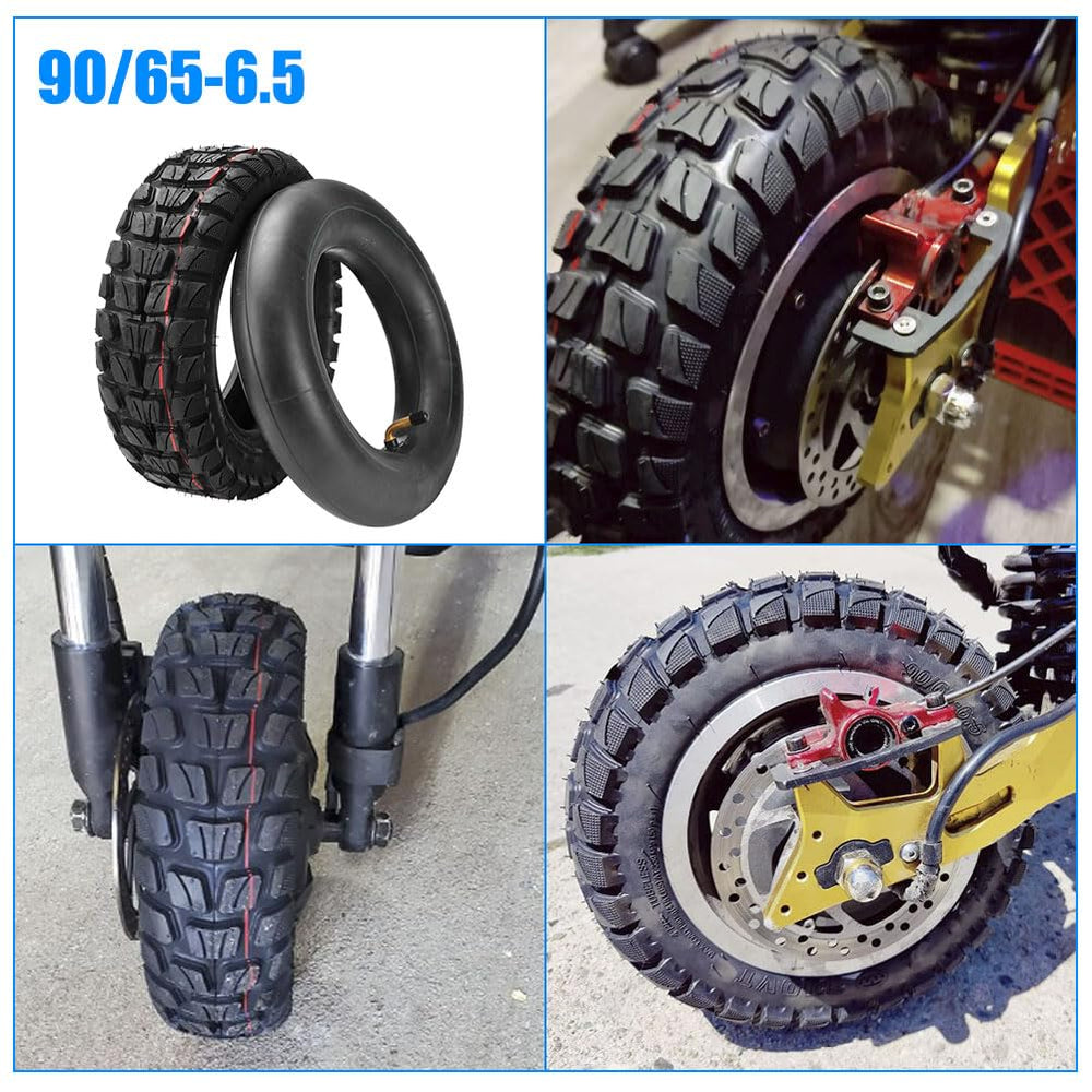 CMIYETO on a scooter off-road showing added shock absorption benefit