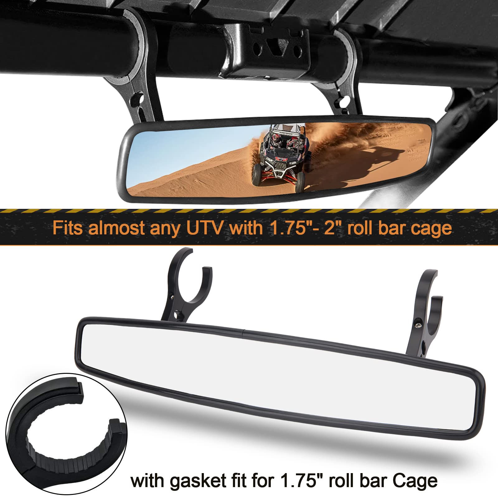 CMOOD side profile of mirror housing showing impact-resistant ABS shell