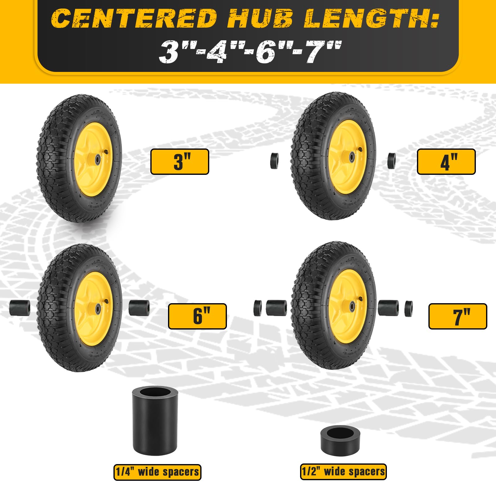 CMOOD wheel next to ruler showing 16-inch size for accurate measurement fit