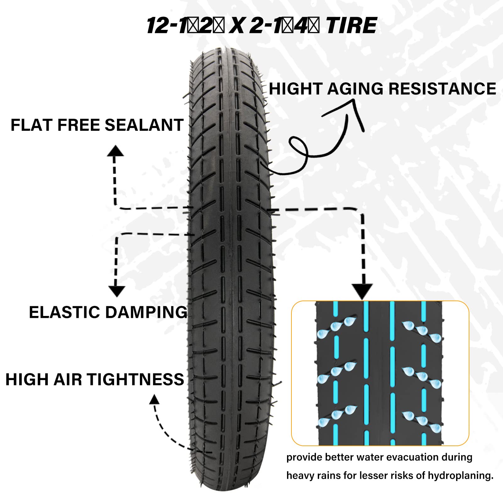 CMOOD image of TR13 straight valve stem highlighting compatibility and easy inflation