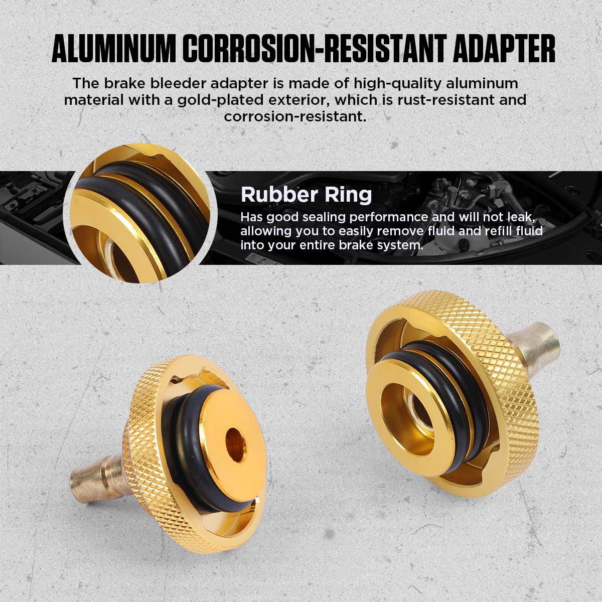CMTOOL quick connector attached to hose illustrating fast pump-to-adapter hookup