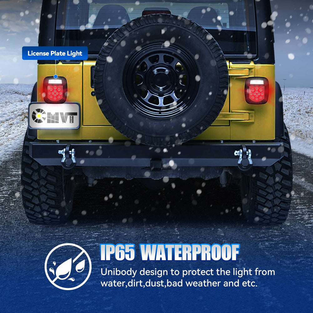 CMVT Auto rear lifestyle shot on Jeep showing modern style upgrade and safer signaling