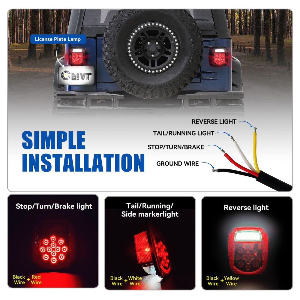CMVT Auto side marker and left license plate LEDs lit showing clearer side and plate illumination