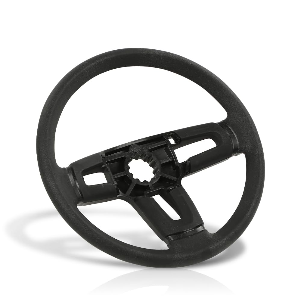 CNNELL front view of steering wheel showing fit and durable design benefit