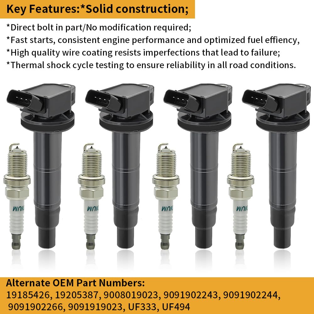 CNPAPC ignition coil close-up terminal, durable connector for reliable spark