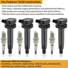 CNPAPC ignition coil close-up terminal, durable connector for reliable spark
