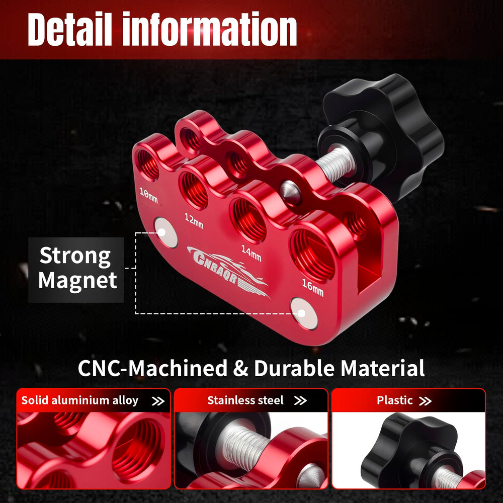 CNRAQR thumb screw detail showing secure adjustment control