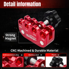 CNRAQR thumb screw detail showing secure adjustment control