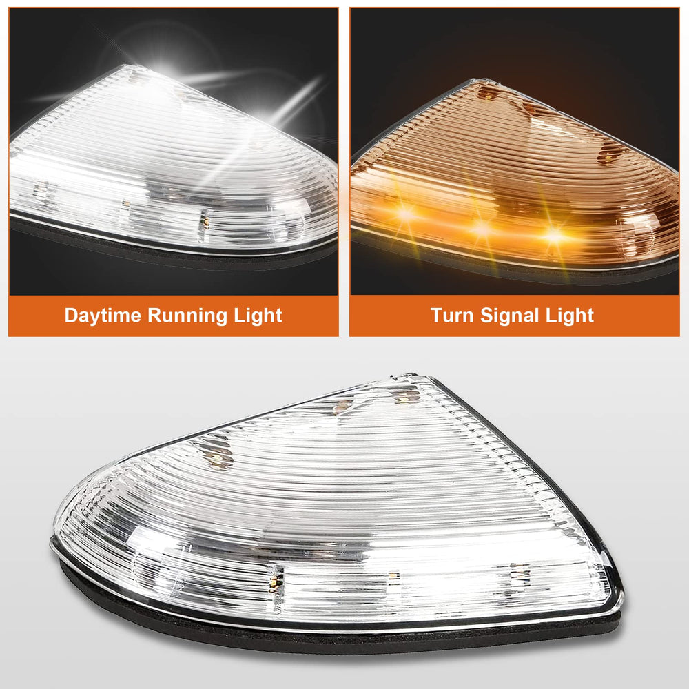 CNYGO LED lens close-up detail highlighting durable material and clarity benefit