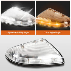 CNYGO LED lens close-up detail highlighting durable material and clarity benefit