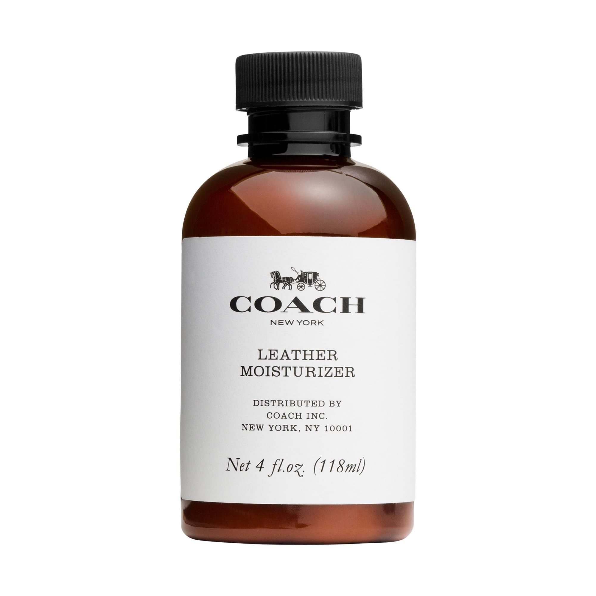 COACH moisturizer front packaging showing brand and product benefit: leather care