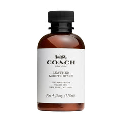 COACH moisturizer front packaging showing brand and product benefit: leather care