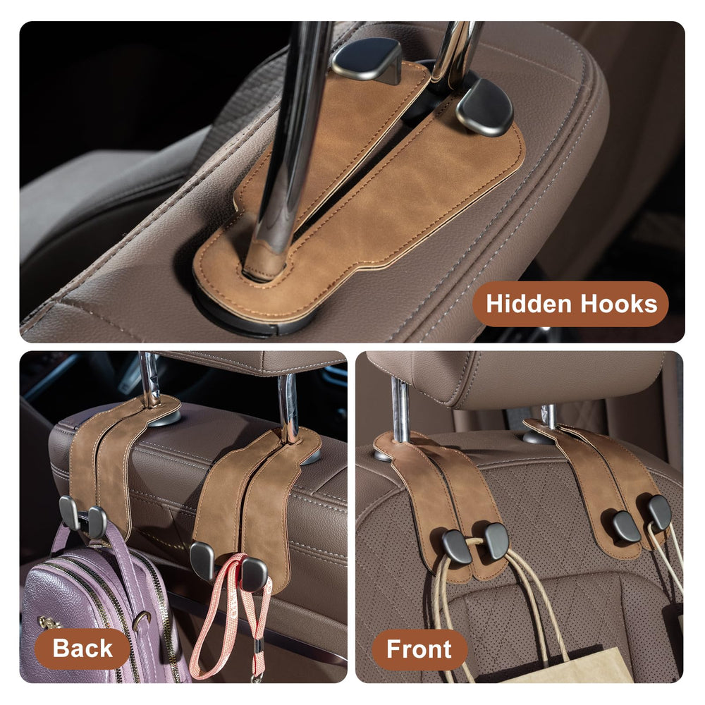 CoBak installed in car back seat showing organized interior and clutter reduction