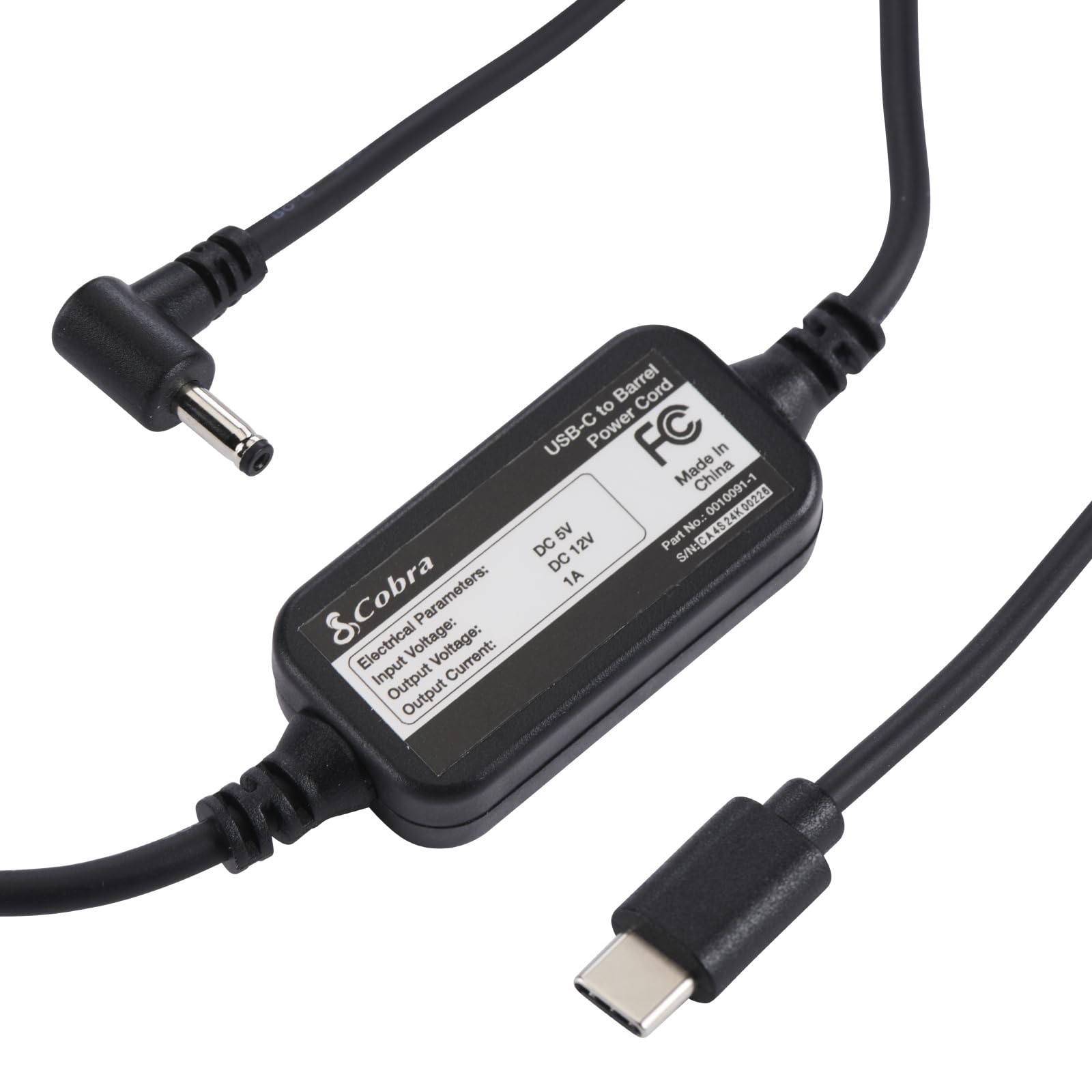 COBRA full 3.6ft cable laid flat illustrating neat routing benefit