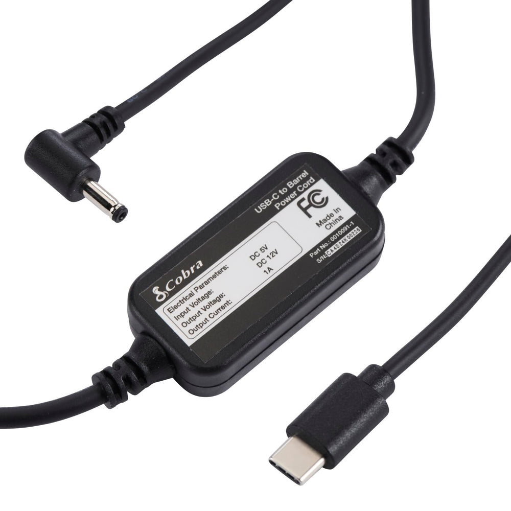 COBRA full 3.6ft cable laid flat illustrating neat routing benefit
