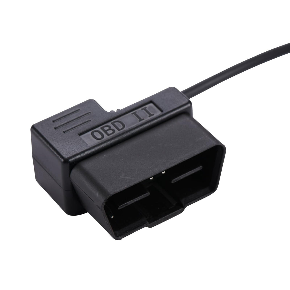 COBRA OBDII plug detail showing secure contact and reliable power delivery