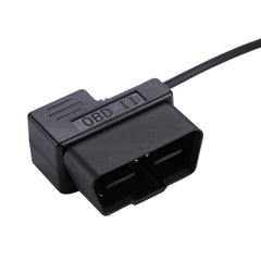 COBRA OBDII plug detail showing secure contact and reliable power delivery