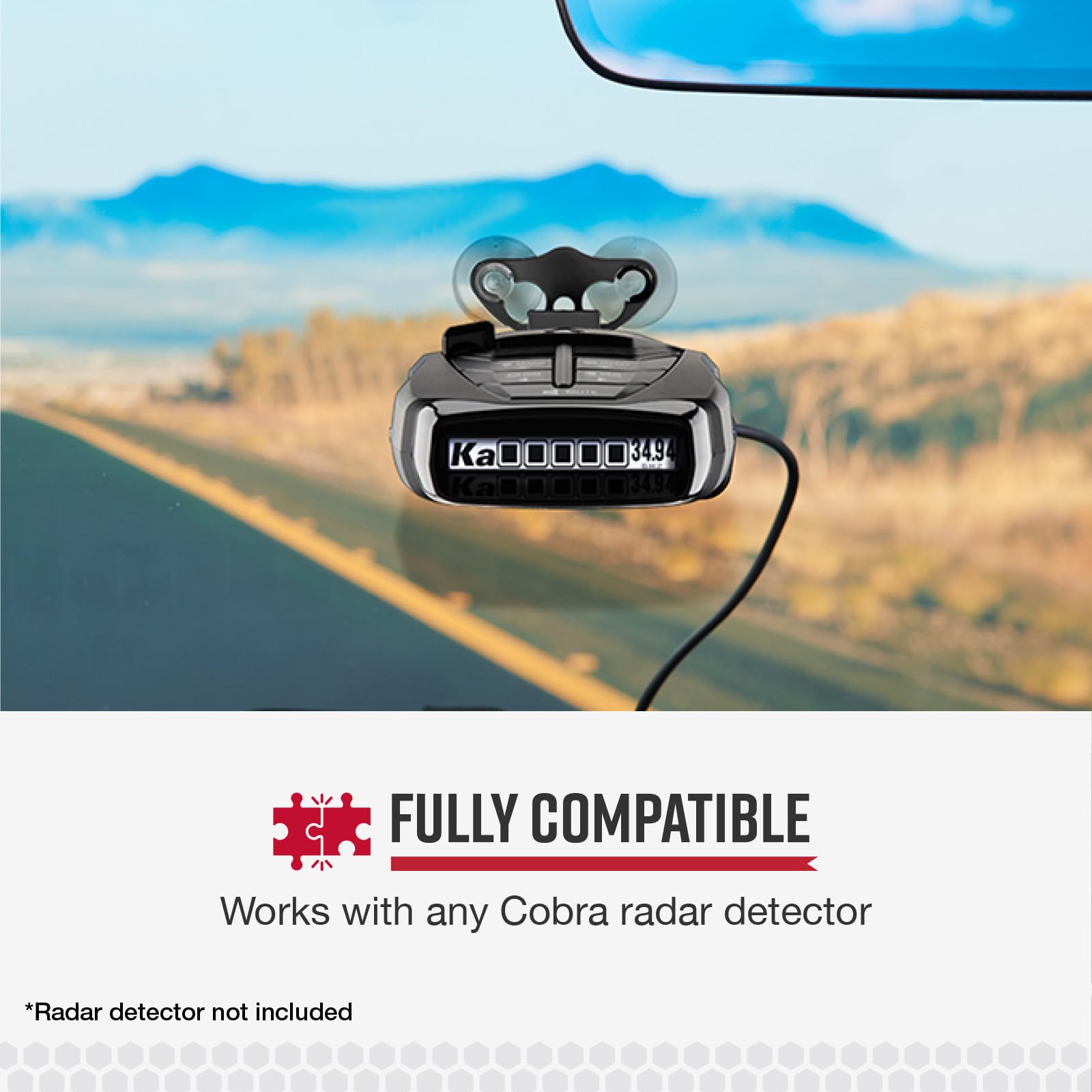 COBRA packaging label showing model compatibility for confident purchase