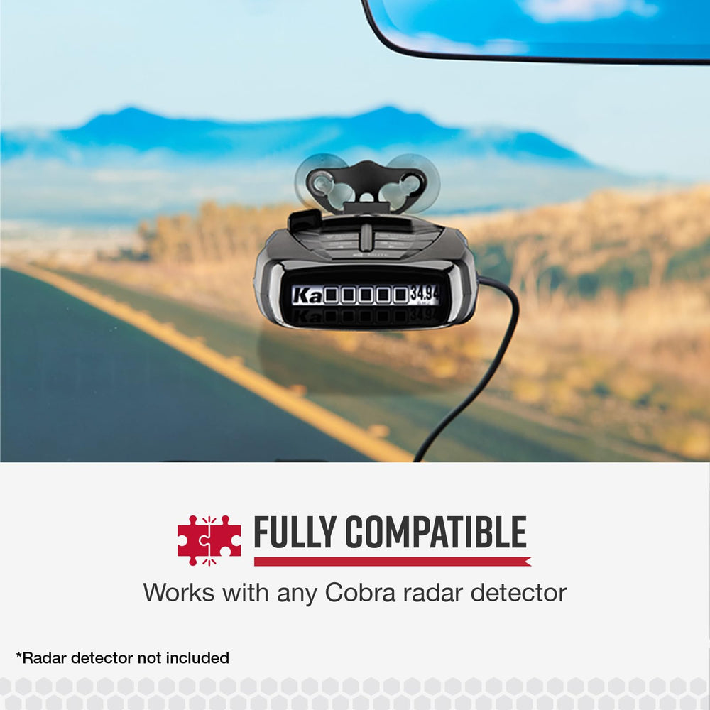 COBRA packaging label showing model compatibility for confident purchase