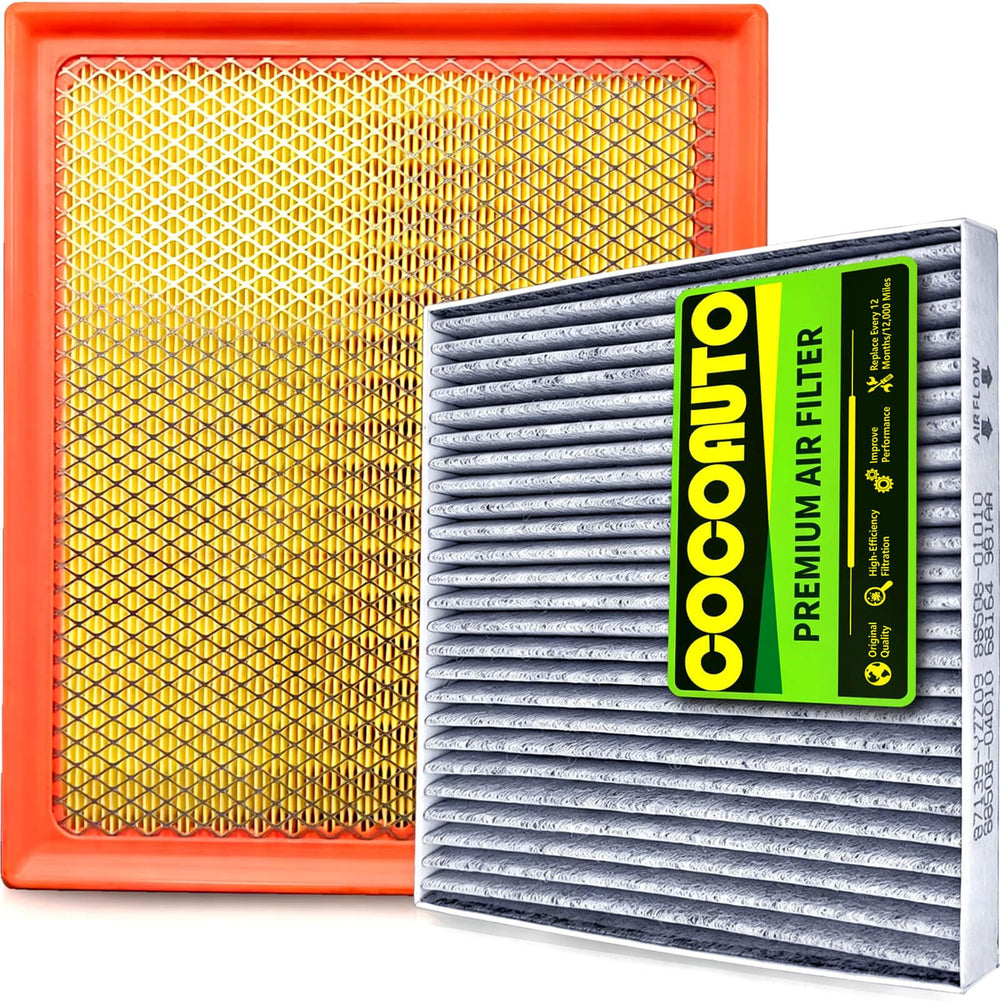COCOAUTO kit front packaging showing both filters and benefits