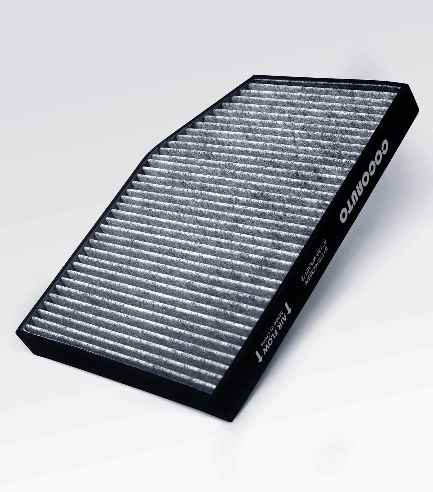 COCOAUTO filter with tools and glovebox illustrating easy 10-minute install
