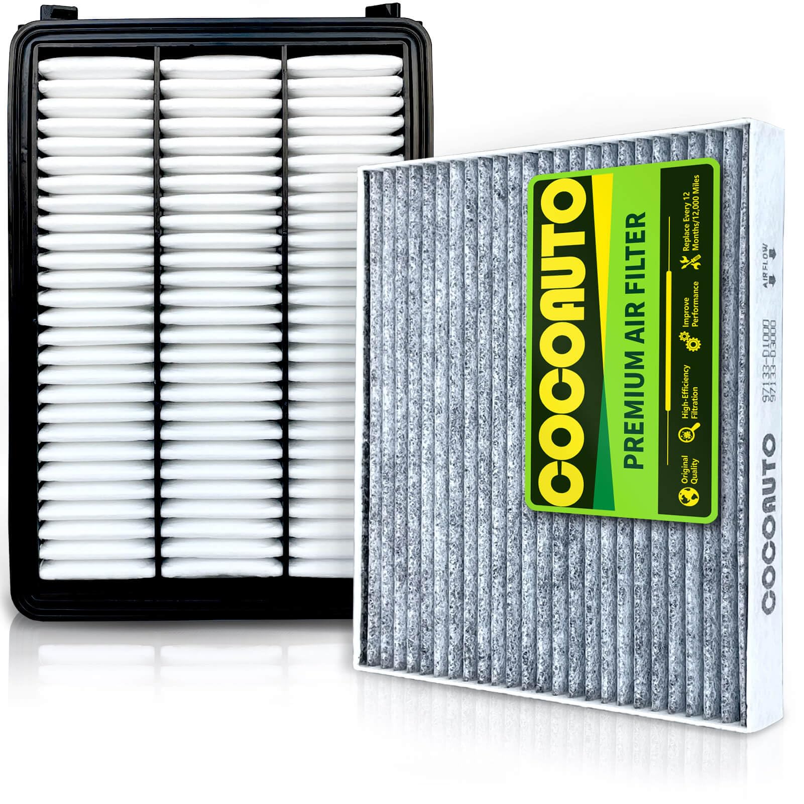 COCOAUTO front packaging showing both filters and benefits for Tucson maintenance