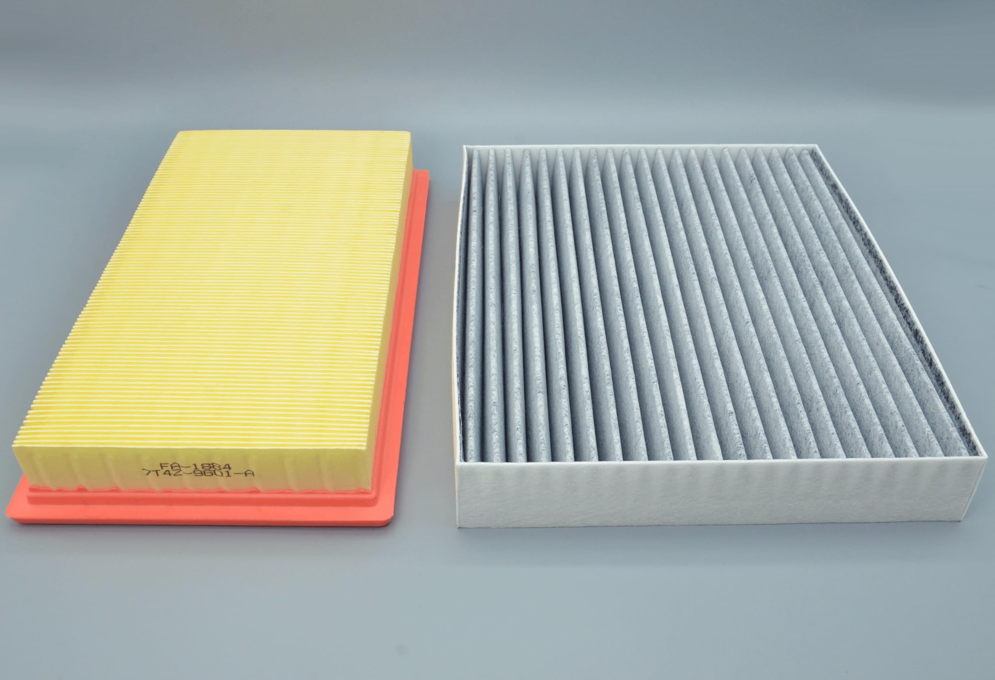 COCOAUTO filter next to ruler showing accurate fitment dimensions