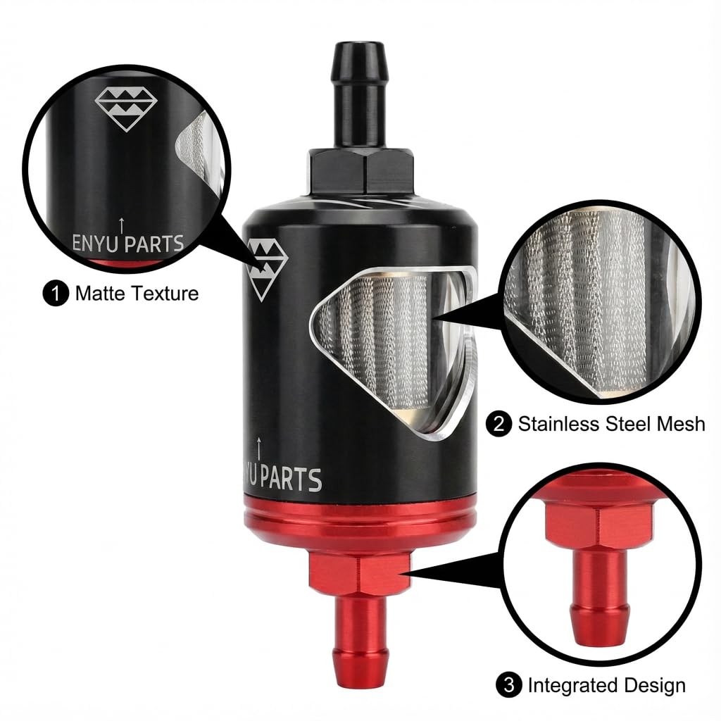 CocoMocart package contents with clamps and fuel line for easy installation