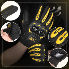 COFIT close-up of hard knuckle protector demonstrating impact resistance benefit