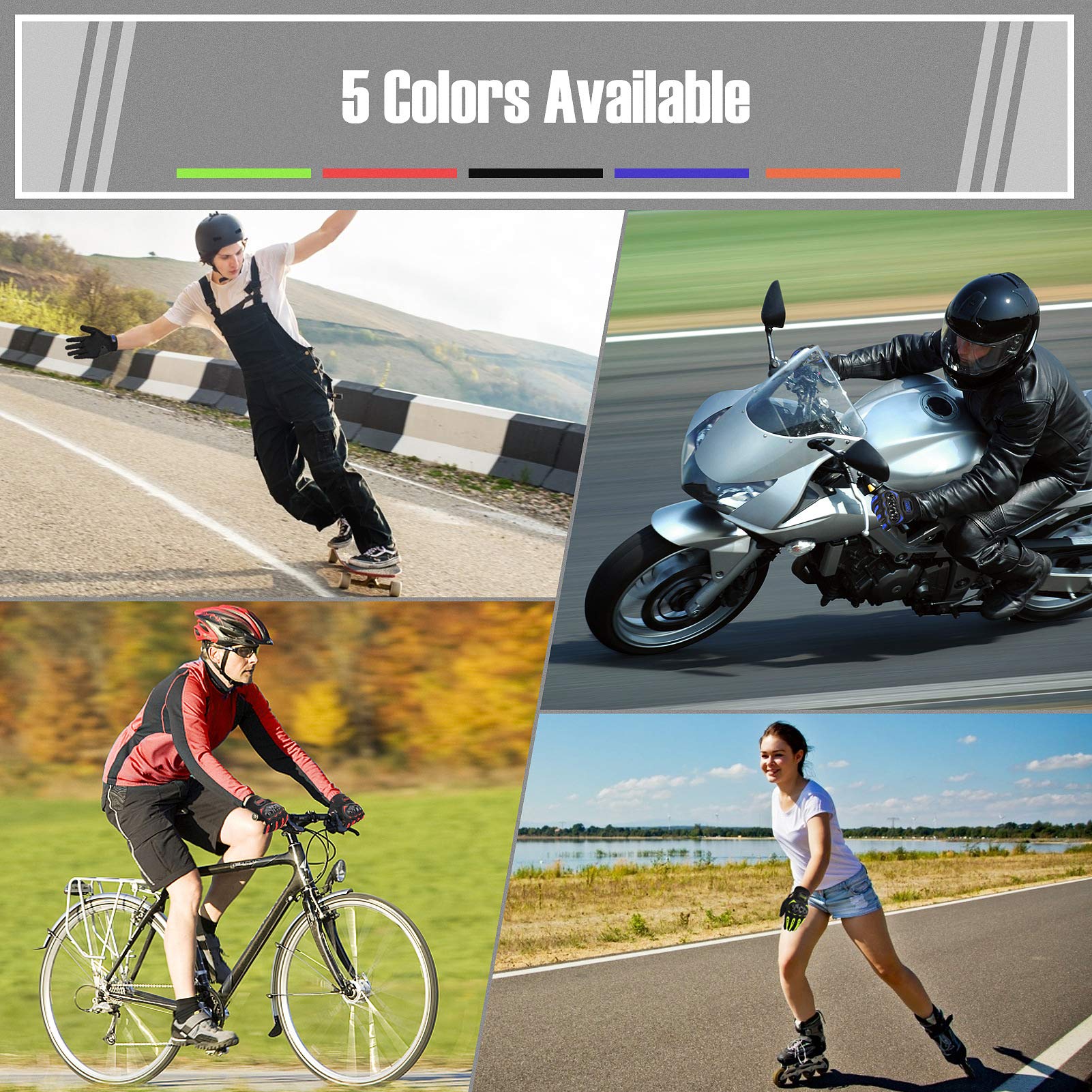 COFIT gloves worn by rider in outdoor setting highlighting multi-sport use