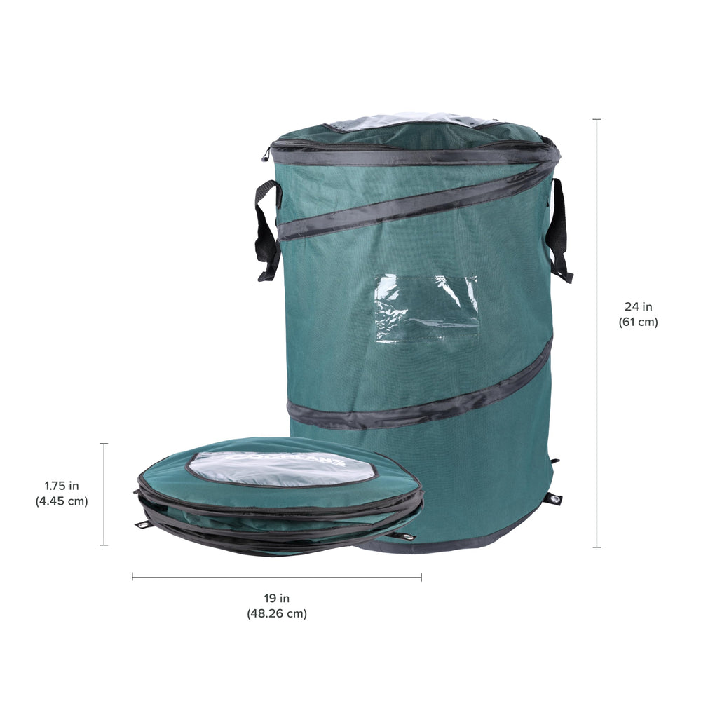 Coghlan's bag clips holding liner for fast cleanup convenience