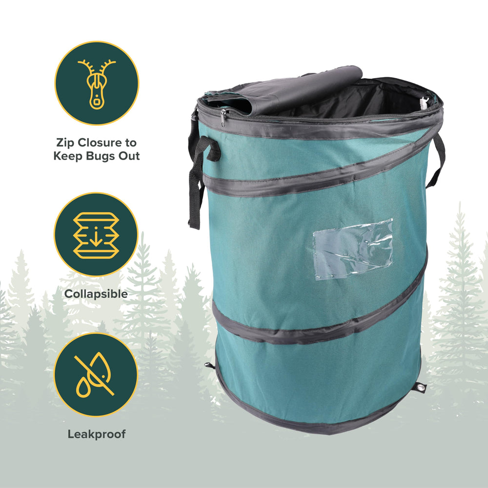 Coghlan's zippered lid detail for secure storage and concealment