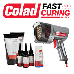 Colad inventing more putty being spread with spatula for precise repairs